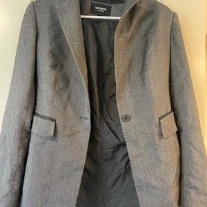Grey EXPRESS stretch blazer